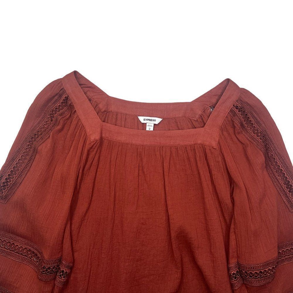 Exress Women's Rust Color Top‎ - Picture 3 of 8